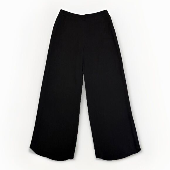 Giorgio Armani Pants Trousers High Rise Black Made in Italy Wide  display picture 1